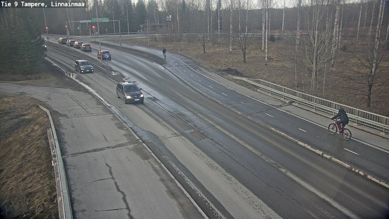 Weather Camera Image Väg 9 Tammerfors, Linnainmaa, Tampere, Pirkanmaa