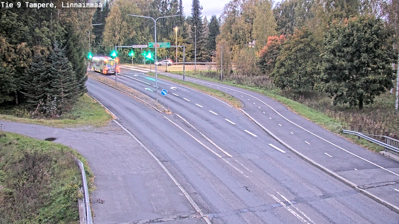 Weather Camera Image Väg 9 Tammerfors, Linnainmaa, Tampere, Pirkanmaa