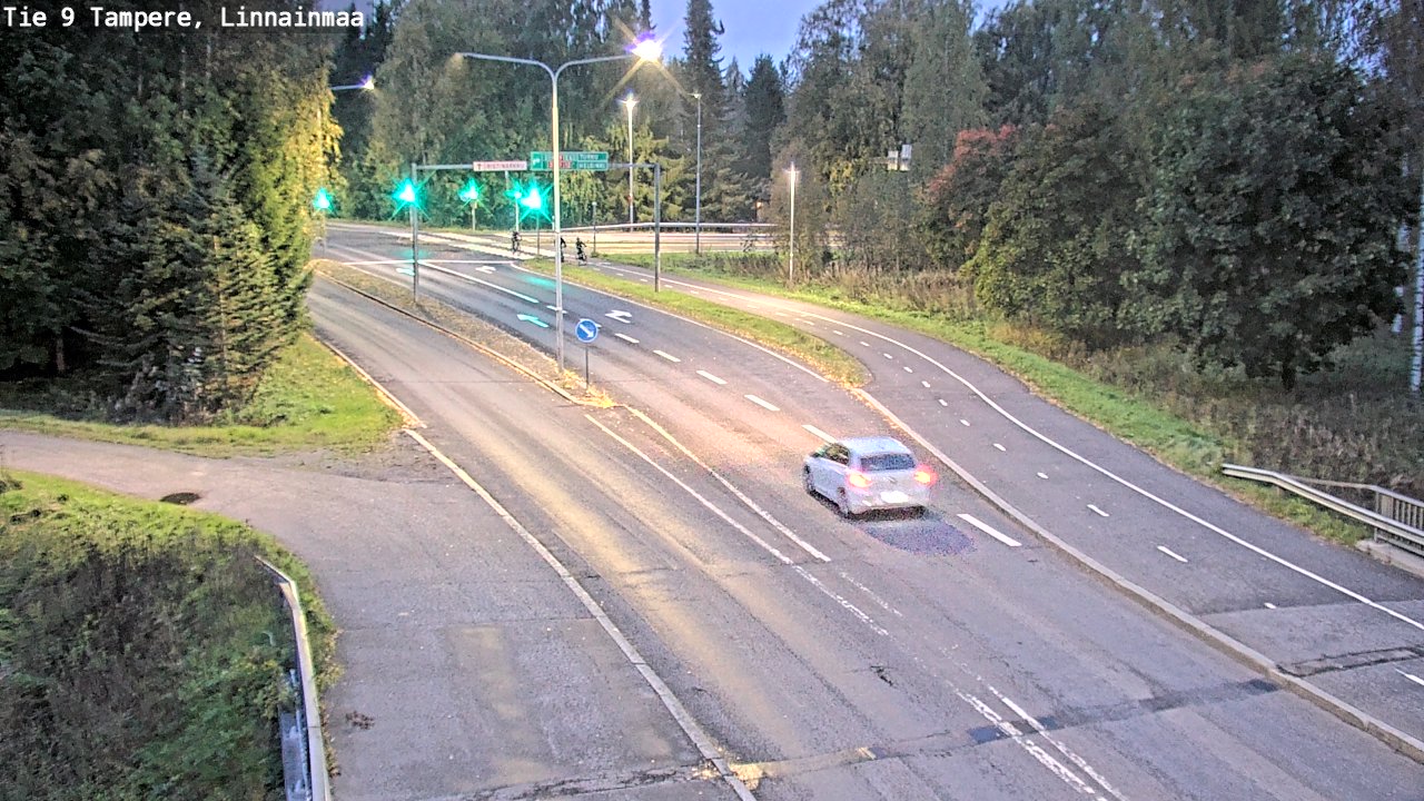 Weather Camera Image Väg 9 Tammerfors, Linnainmaa, Tampere, Pirkanmaa