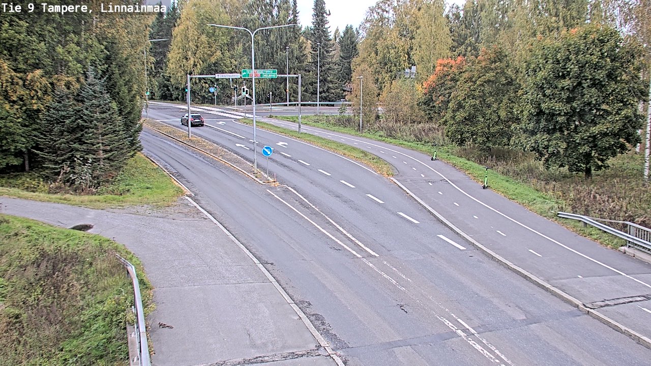 Weather Camera Image Väg 9 Tammerfors, Linnainmaa, Tampere, Pirkanmaa