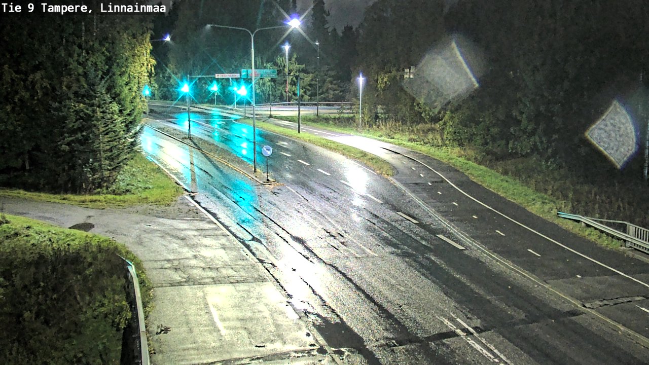 Weather Camera Image Väg 9 Tammerfors, Linnainmaa, Tampere, Pirkanmaa