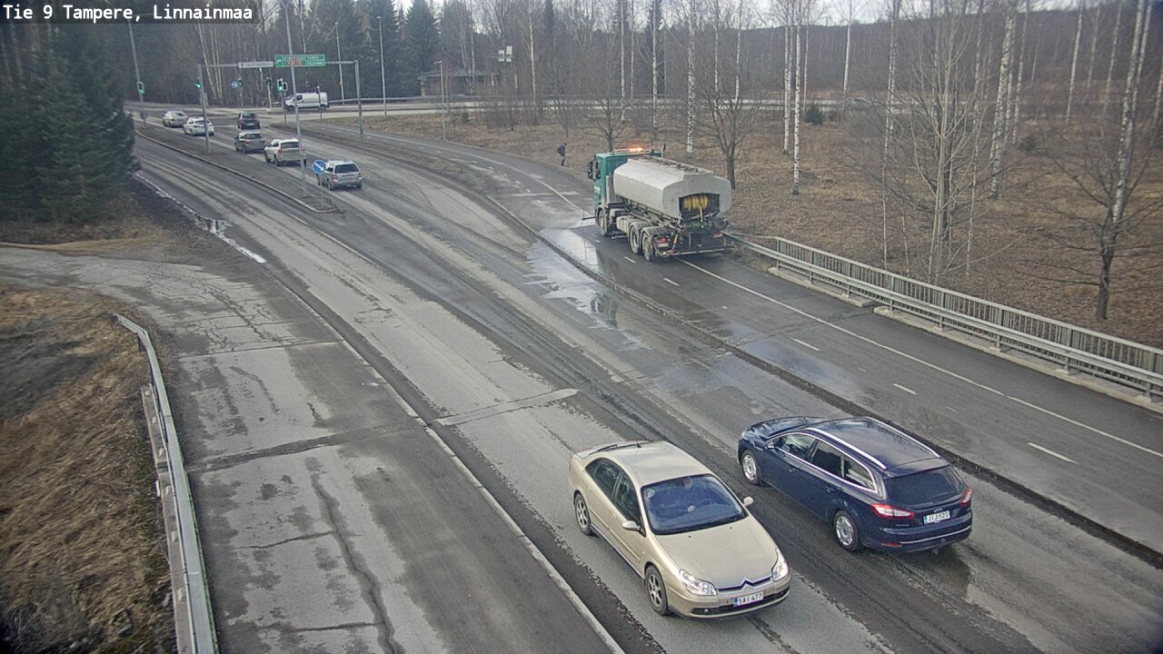 Weather Camera Image Väg 9 Tammerfors, Linnainmaa, Tampere, Pirkanmaa