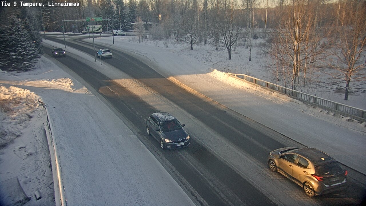 Weather Camera Image Väg 9 Tammerfors, Linnainmaa, Tampere, Pirkanmaa