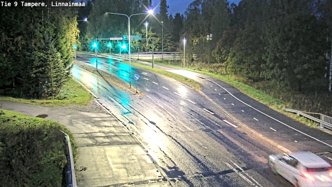 Weather Camera Image Väg 9 Tammerfors, Linnainmaa, Tampere, Pirkanmaa