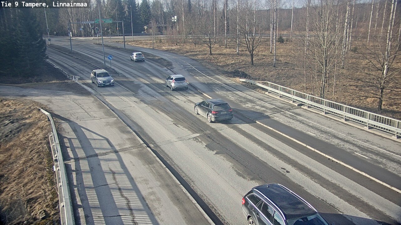 Weather Camera Image Väg 9 Tammerfors, Linnainmaa, Tampere, Pirkanmaa