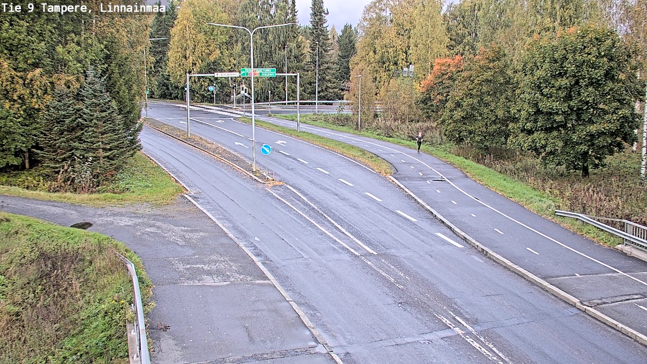 Weather Camera Image Väg 9 Tammerfors, Linnainmaa, Tampere, Pirkanmaa