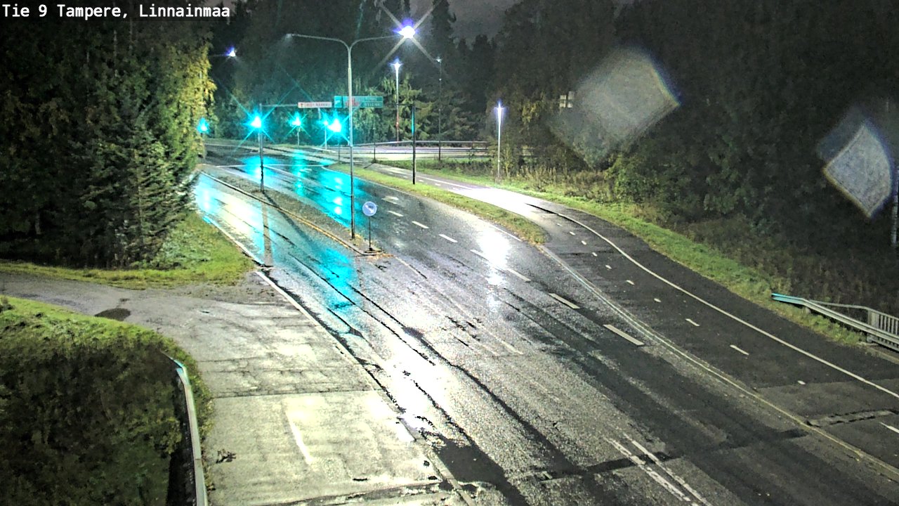 Weather Camera Image Väg 9 Tammerfors, Linnainmaa, Tampere, Pirkanmaa