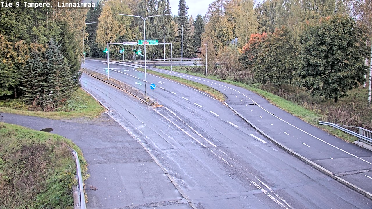 Weather Camera Image Väg 9 Tammerfors, Linnainmaa, Tampere, Pirkanmaa