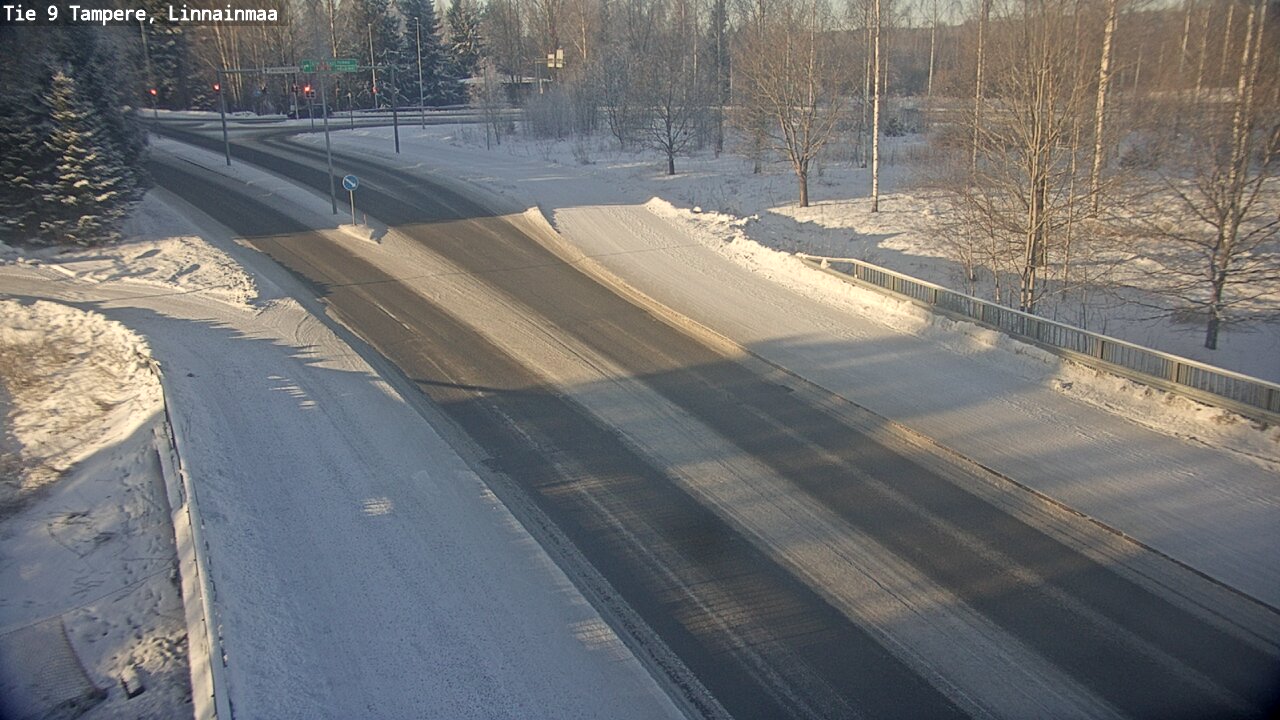 Weather Camera Image Väg 9 Tammerfors, Linnainmaa, Tampere, Pirkanmaa