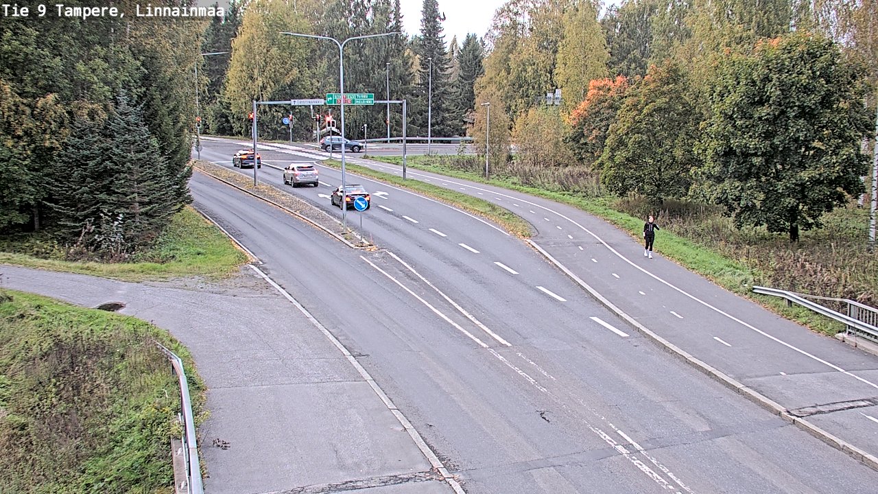 Weather Camera Image Väg 9 Tammerfors, Linnainmaa, Tampere, Pirkanmaa