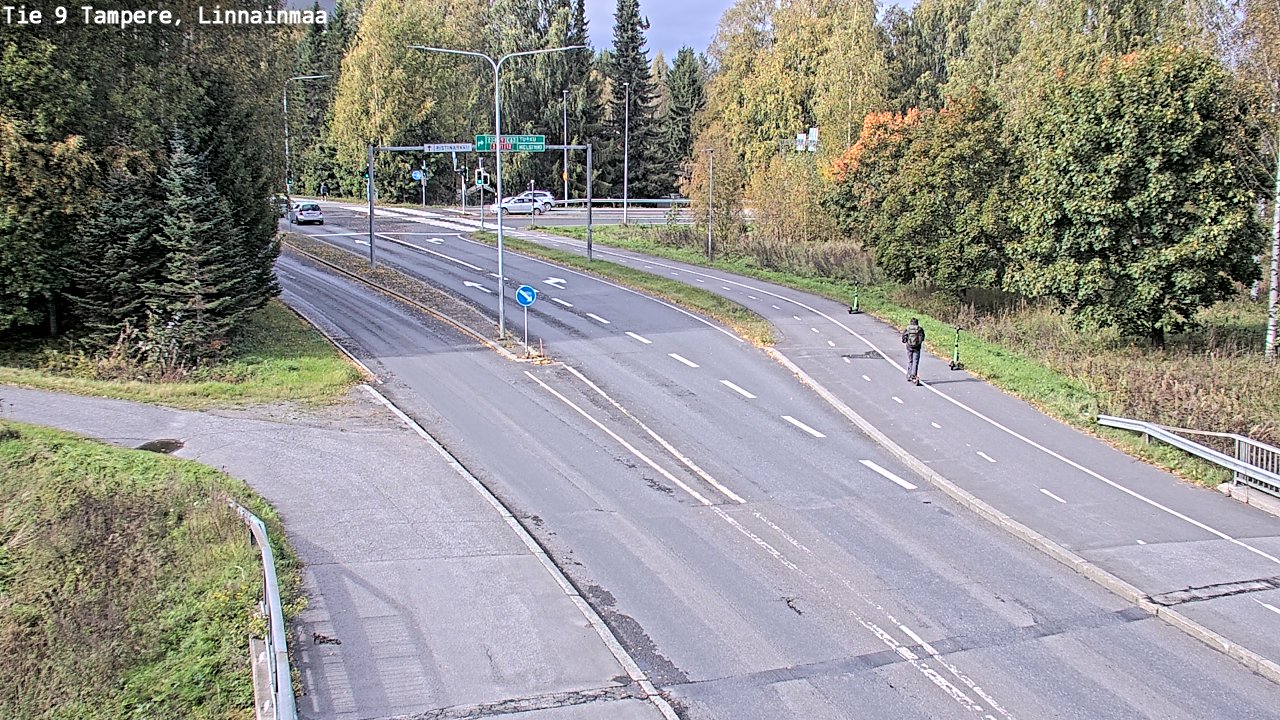 Weather Camera Image Väg 9 Tammerfors, Linnainmaa, Tampere, Pirkanmaa
