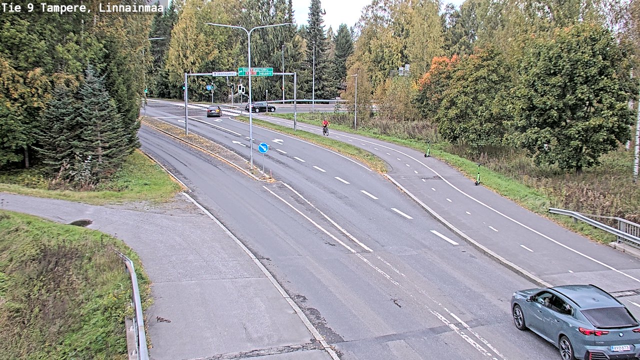 Weather Camera Image Väg 9 Tammerfors, Linnainmaa, Tampere, Pirkanmaa