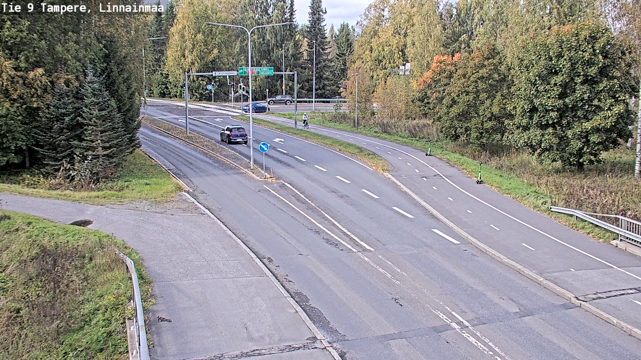 Weather Camera Image Väg 9 Tammerfors, Linnainmaa, Tampere, Pirkanmaa