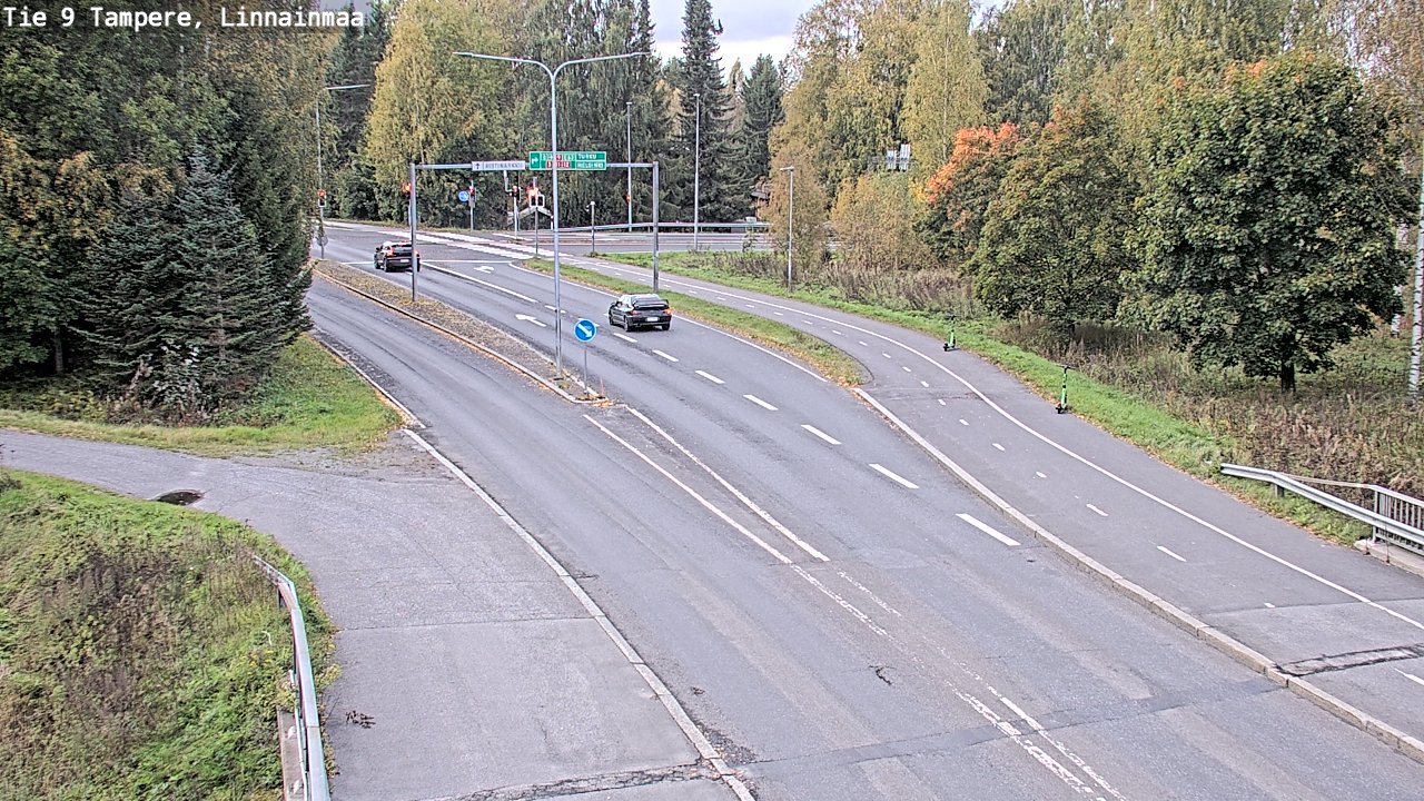 Weather Camera Image Väg 9 Tammerfors, Linnainmaa, Tampere, Pirkanmaa