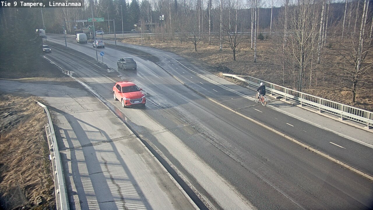 Weather Camera Image Väg 9 Tammerfors, Linnainmaa, Tampere, Pirkanmaa
