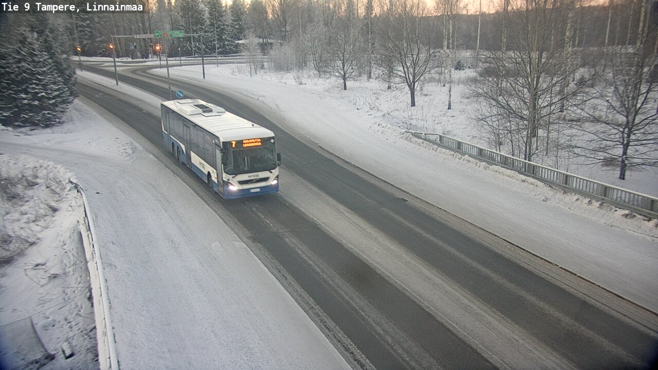 Weather Camera Image Väg 9 Tammerfors, Linnainmaa, Tampere, Pirkanmaa