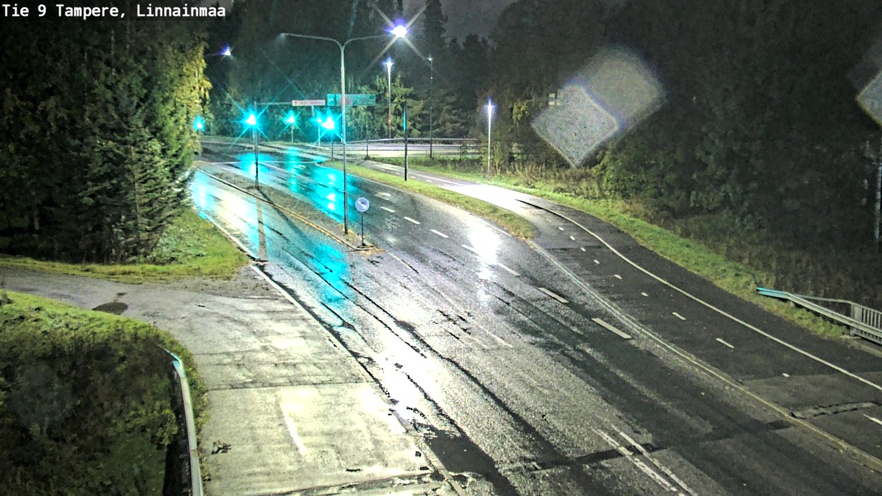 Weather Camera Image Väg 9 Tammerfors, Linnainmaa, Tampere, Pirkanmaa
