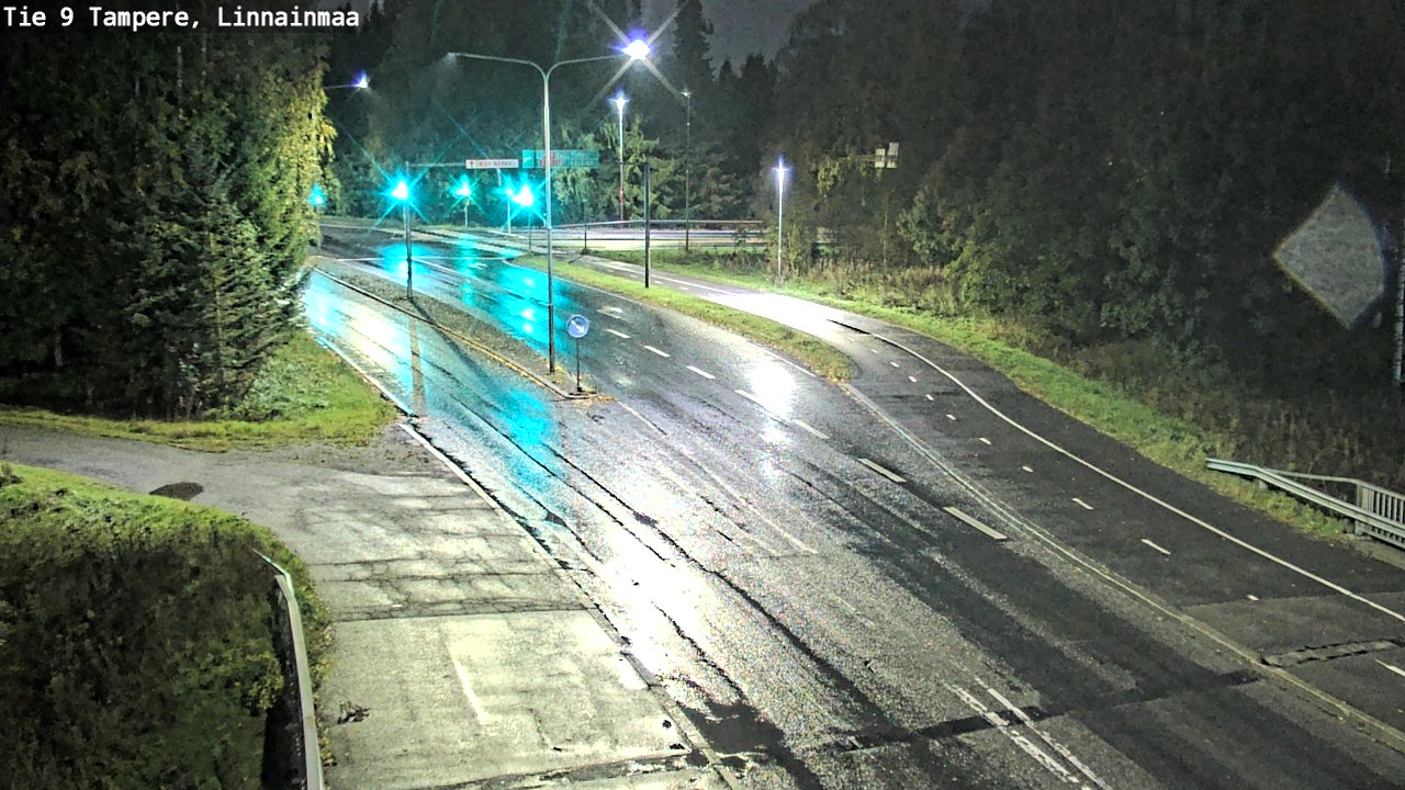 Weather Camera Image Väg 9 Tammerfors, Linnainmaa, Tampere, Pirkanmaa