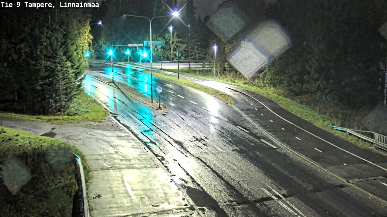 Weather Camera Image Väg 9 Tammerfors, Linnainmaa, Tampere, Pirkanmaa