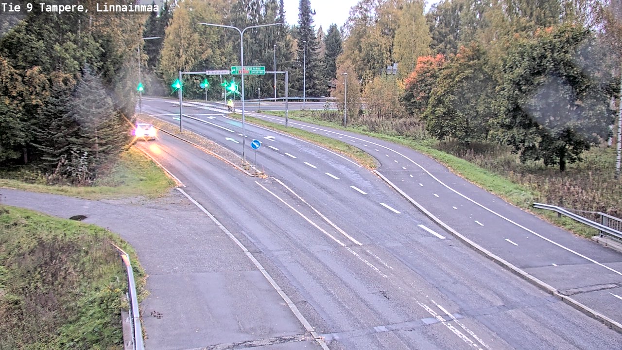 Weather Camera Image Väg 9 Tammerfors, Linnainmaa, Tampere, Pirkanmaa
