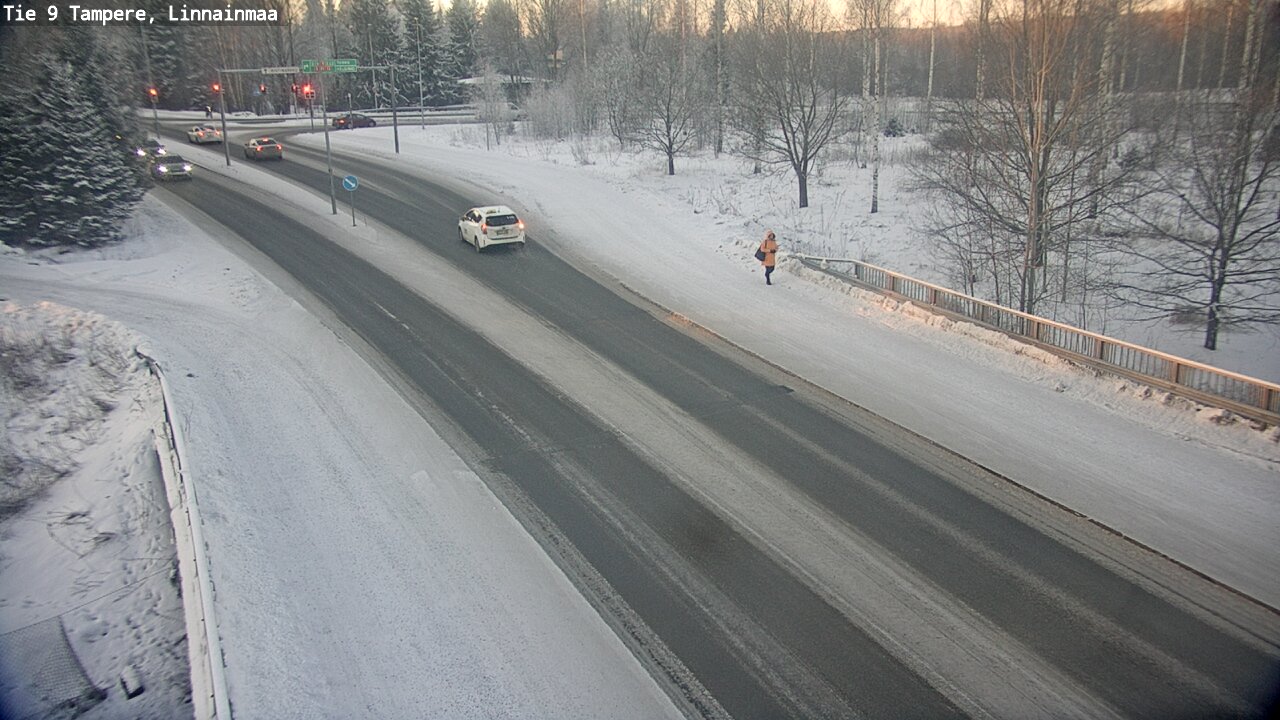 Weather Camera Image Väg 9 Tammerfors, Linnainmaa, Tampere, Pirkanmaa