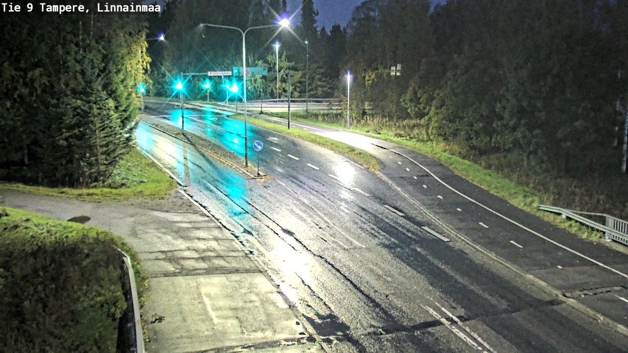 Weather Camera Image Väg 9 Tammerfors, Linnainmaa, Tampere, Pirkanmaa