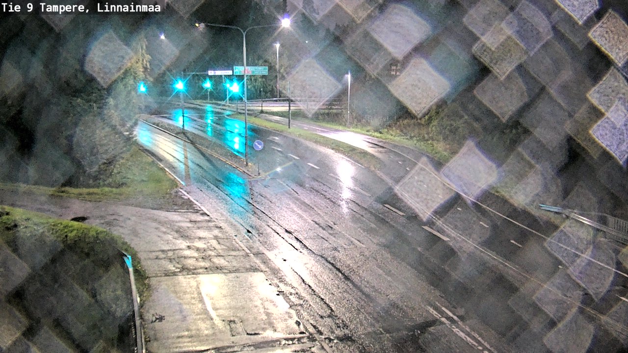 Weather Camera Image Väg 9 Tammerfors, Linnainmaa, Tampere, Pirkanmaa