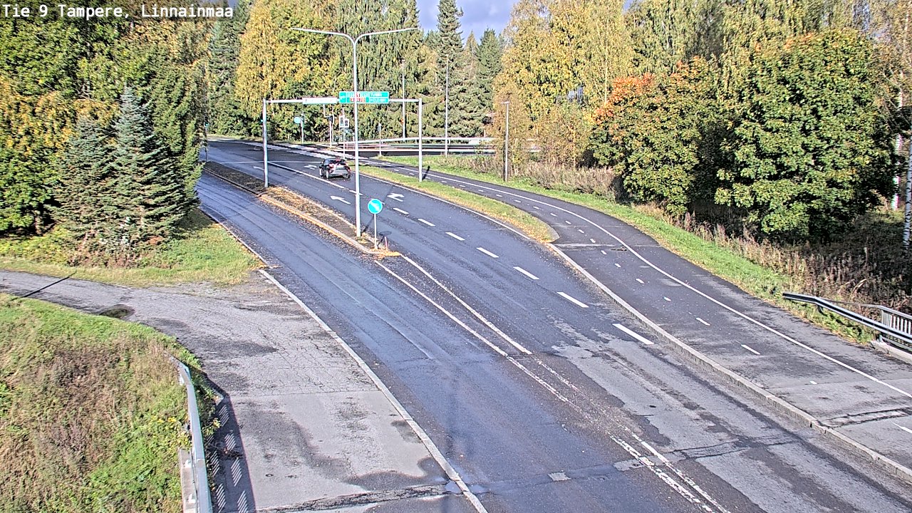 Weather Camera Image Väg 9 Tammerfors, Linnainmaa, Tampere, Pirkanmaa