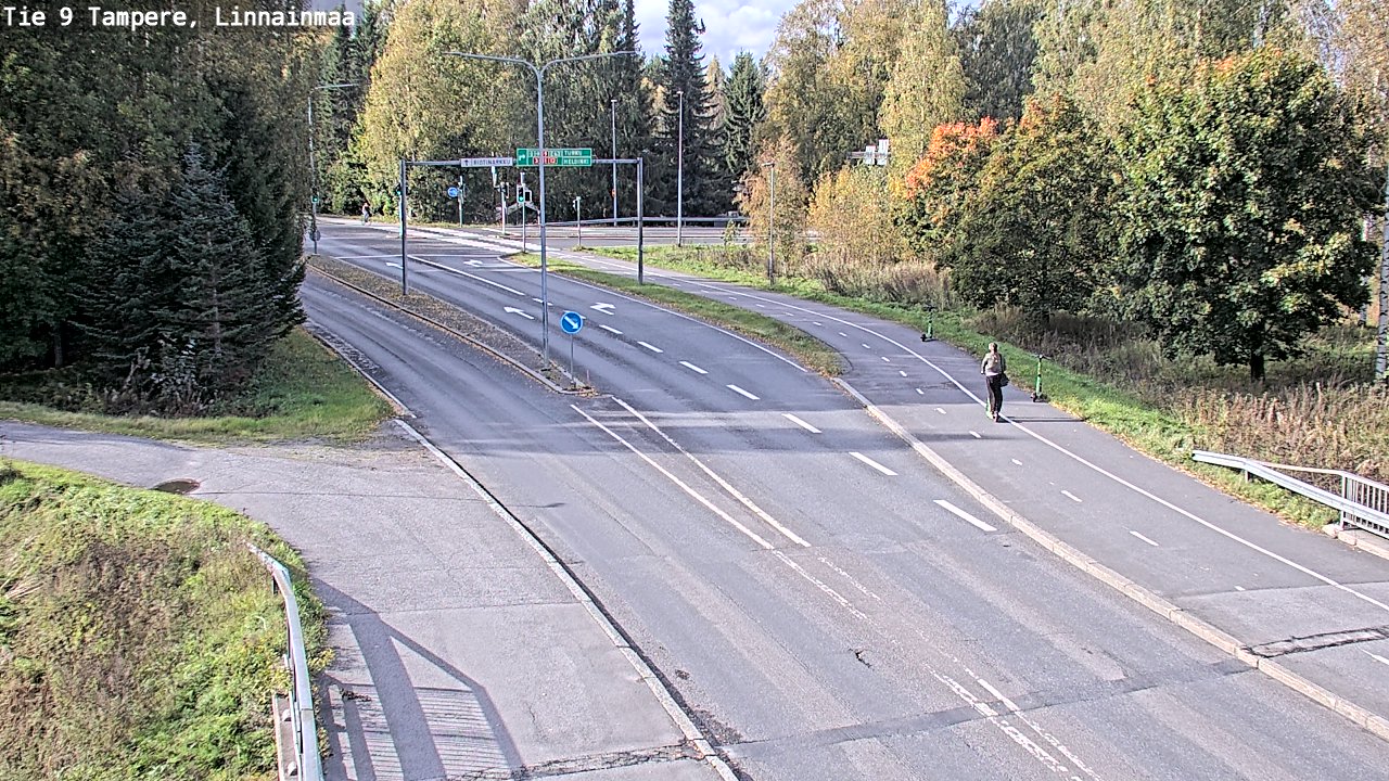 Weather Camera Image Väg 9 Tammerfors, Linnainmaa, Tampere, Pirkanmaa