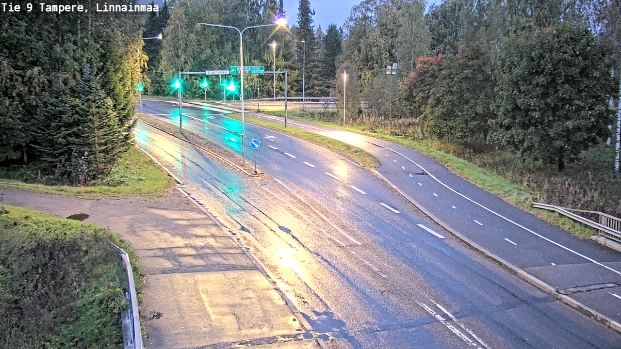 Weather Camera Image Väg 9 Tammerfors, Linnainmaa, Tampere, Pirkanmaa