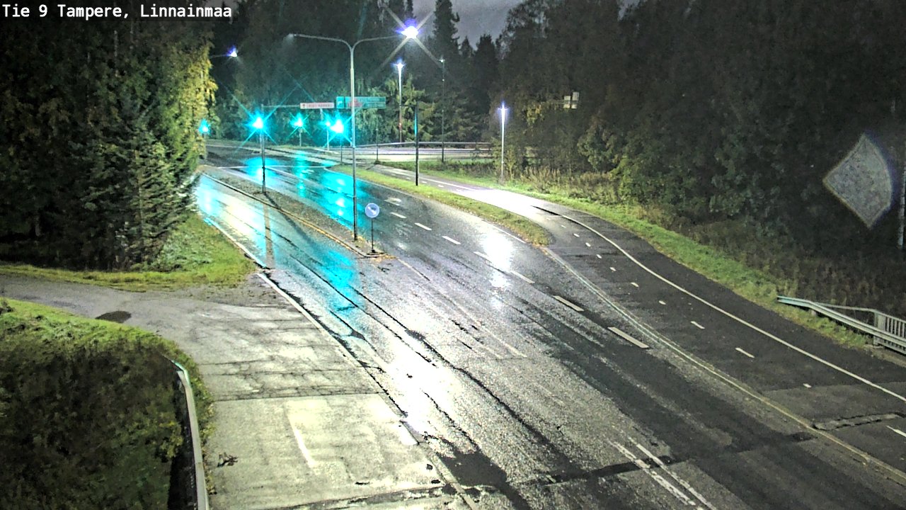Weather Camera Image Väg 9 Tammerfors, Linnainmaa, Tampere, Pirkanmaa