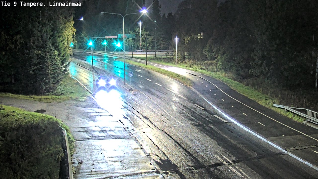 Weather Camera Image Väg 9 Tammerfors, Linnainmaa, Tampere, Pirkanmaa
