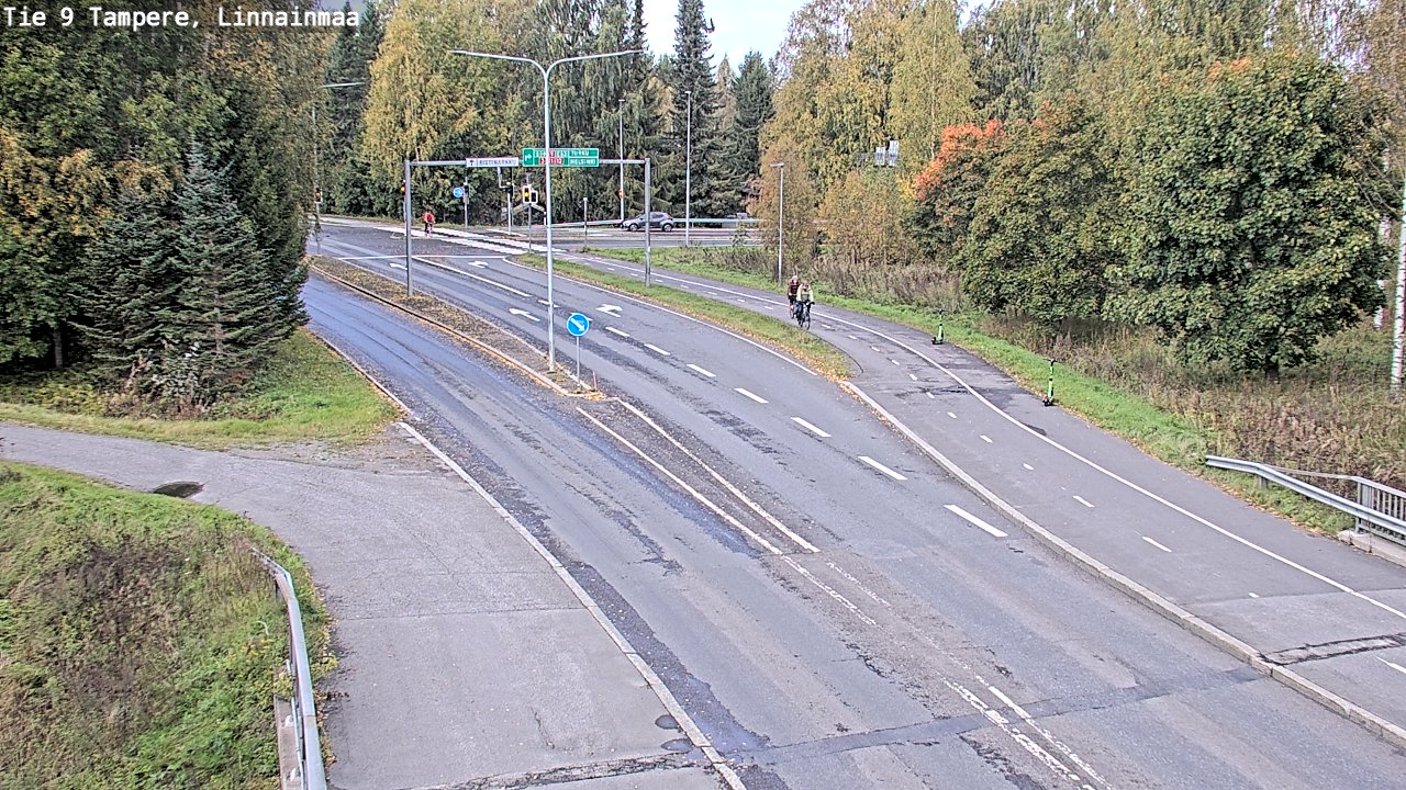 Weather Camera Image Väg 9 Tammerfors, Linnainmaa, Tampere, Pirkanmaa