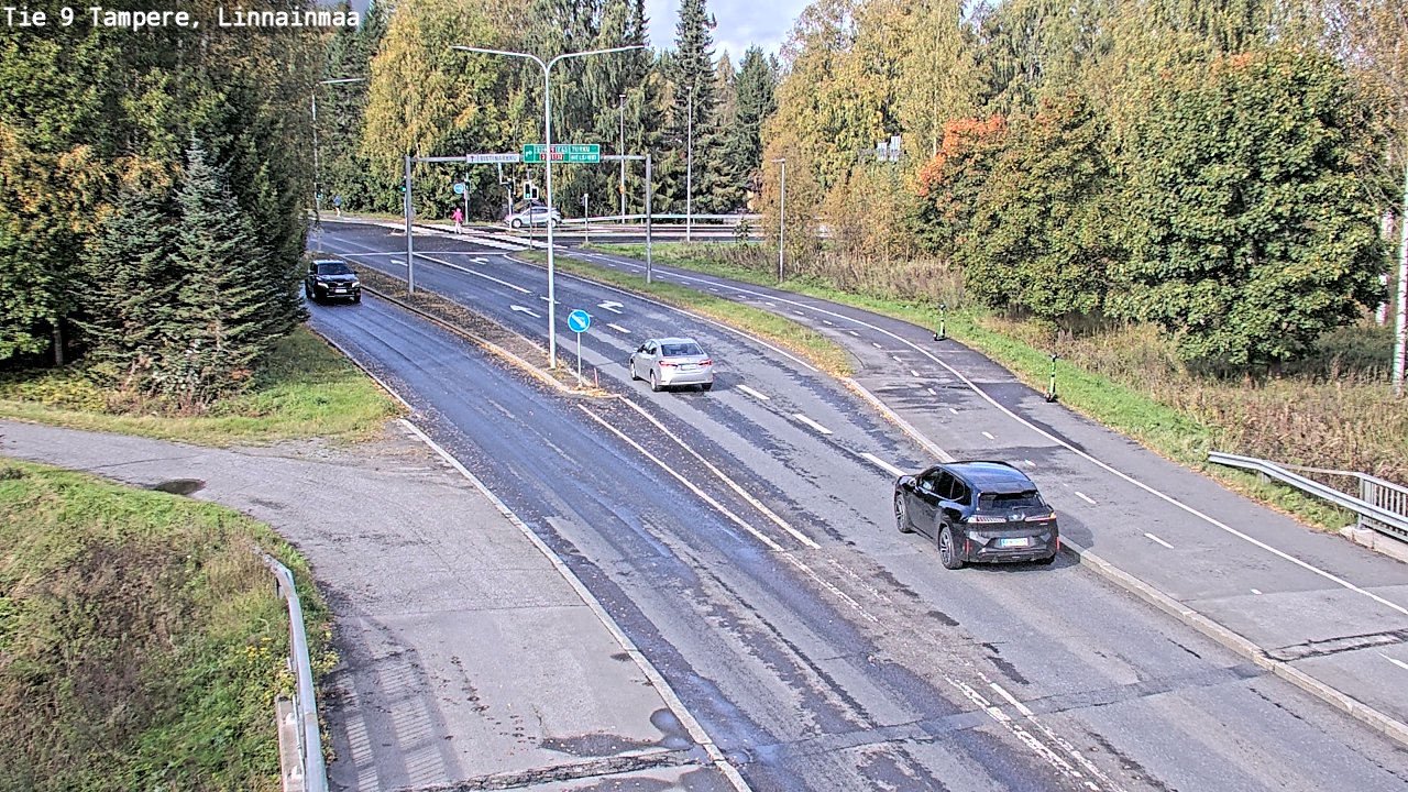 Weather Camera Image Väg 9 Tammerfors, Linnainmaa, Tampere, Pirkanmaa