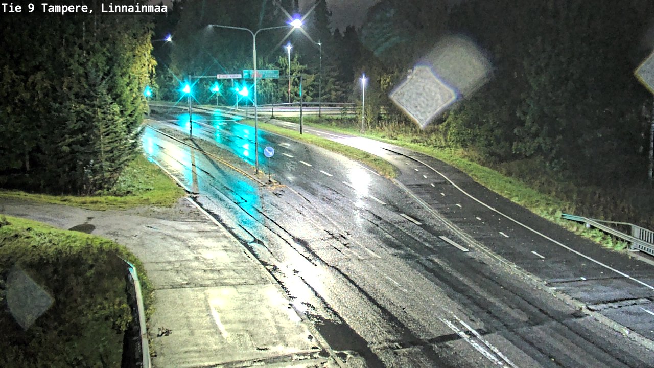 Weather Camera Image Väg 9 Tammerfors, Linnainmaa, Tampere, Pirkanmaa