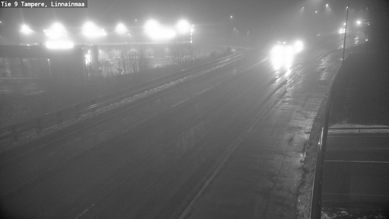 Weather Camera Image Väg 9 Tammerfors, Linnainmaa, Tampere, Pirkanmaa