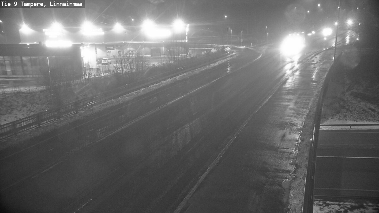 Weather Camera Image Väg 9 Tammerfors, Linnainmaa, Tampere, Pirkanmaa