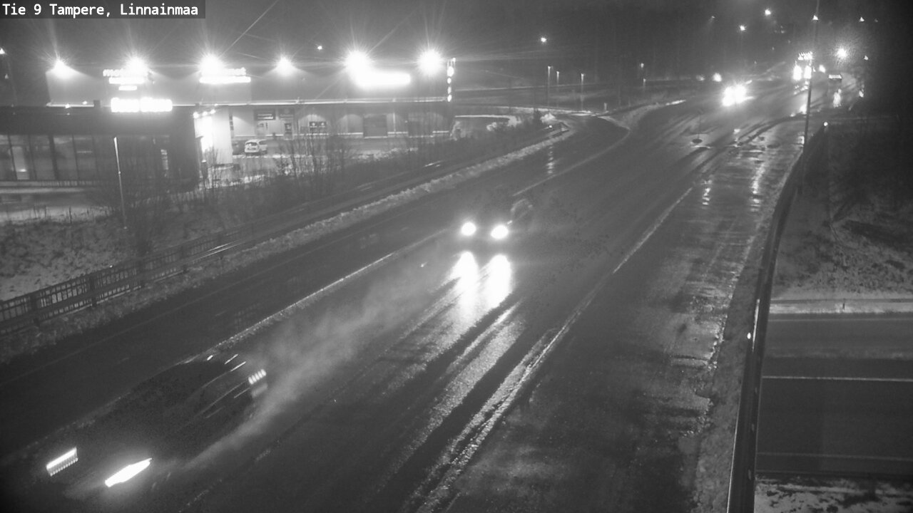 Weather Camera Image Väg 9 Tammerfors, Linnainmaa, Tampere, Pirkanmaa