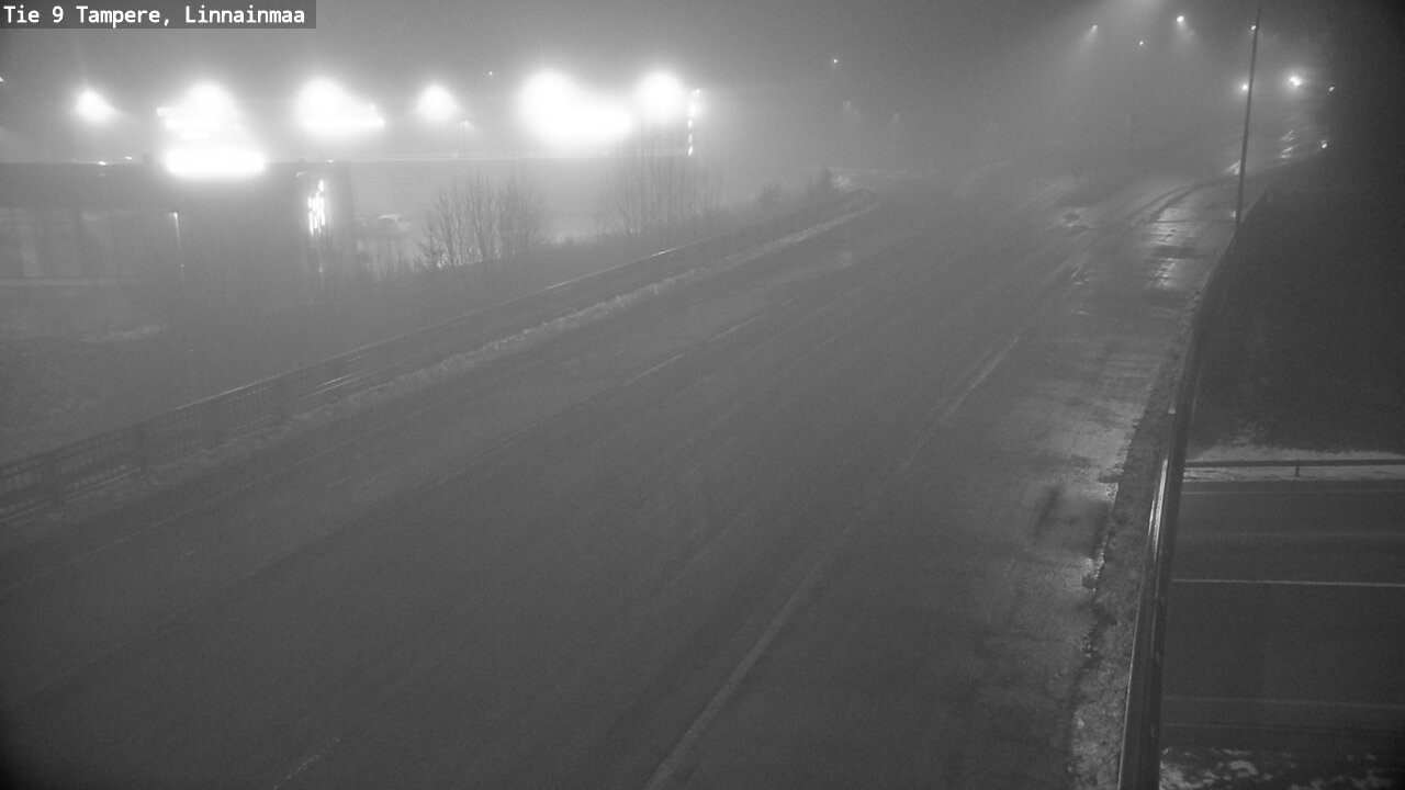 Weather Camera Image Väg 9 Tammerfors, Linnainmaa, Tampere, Pirkanmaa