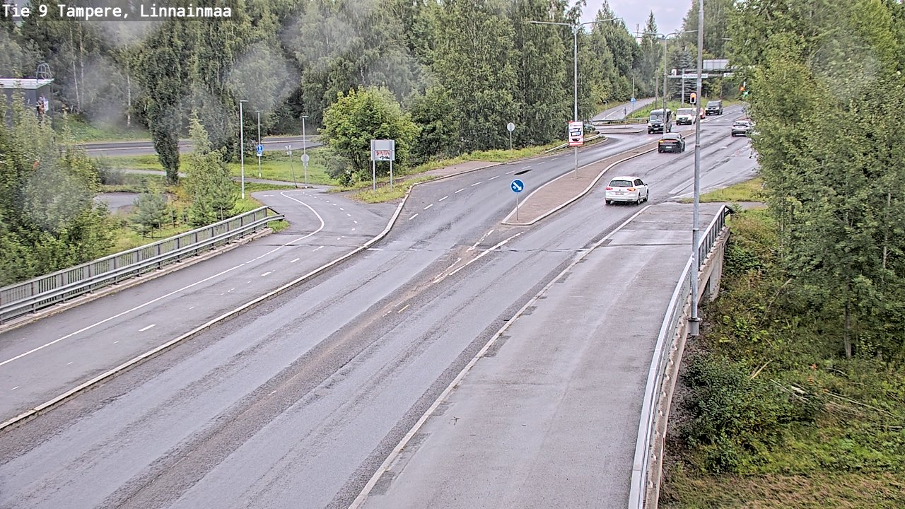 Weather Camera Image Väg 9 Tammerfors, Linnainmaa, Tampere, Pirkanmaa