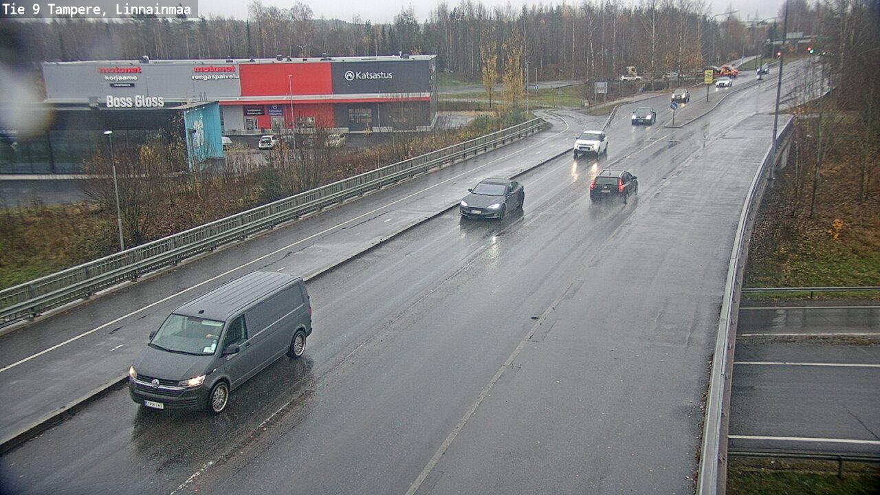Weather Camera Image Väg 9 Tammerfors, Linnainmaa, Tampere, Pirkanmaa