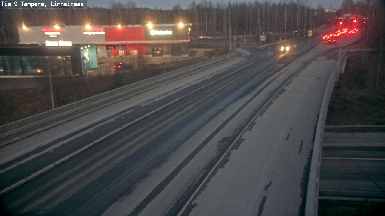 Weather Camera Image Väg 9 Tammerfors, Linnainmaa, Tampere, Pirkanmaa