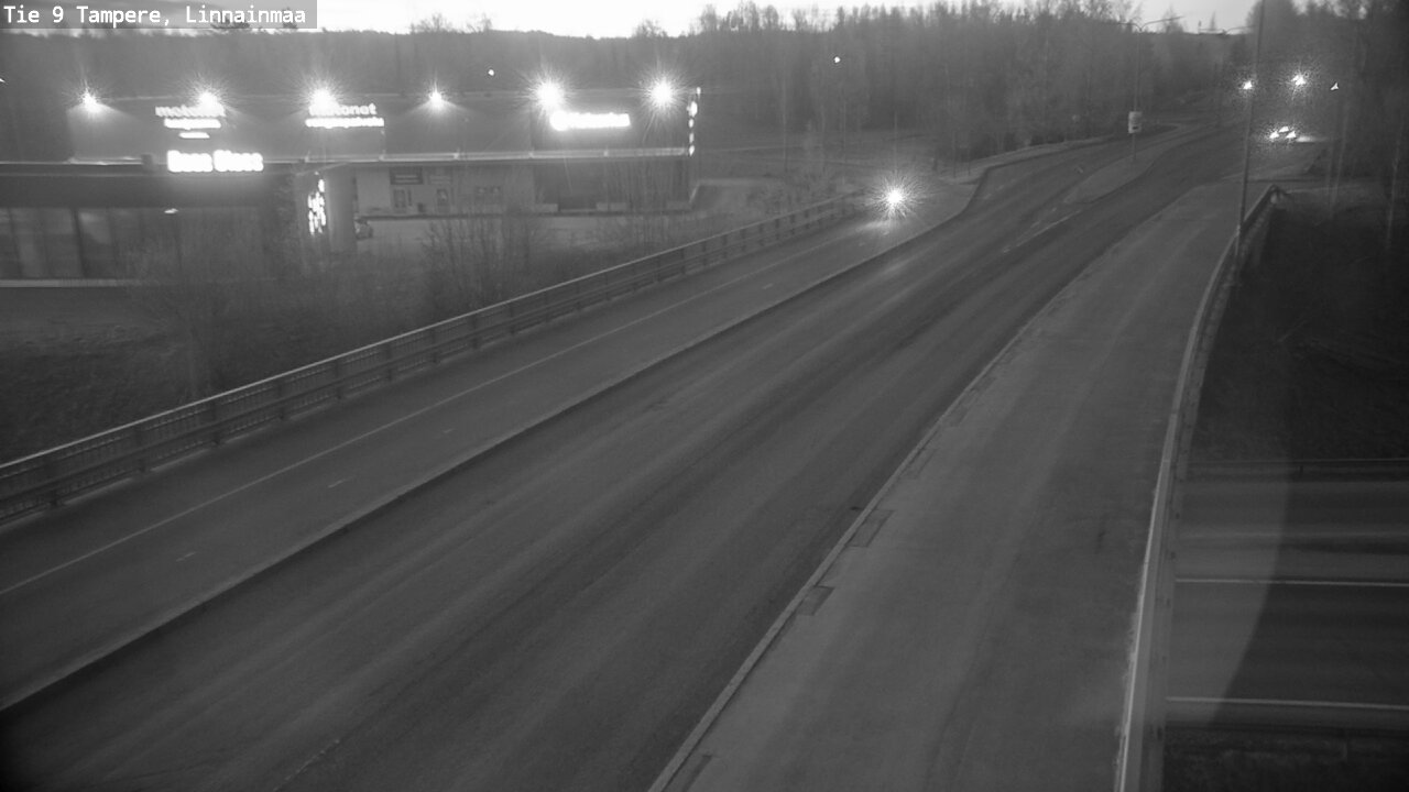 Weather Camera Image Väg 9 Tammerfors, Linnainmaa, Tampere, Pirkanmaa