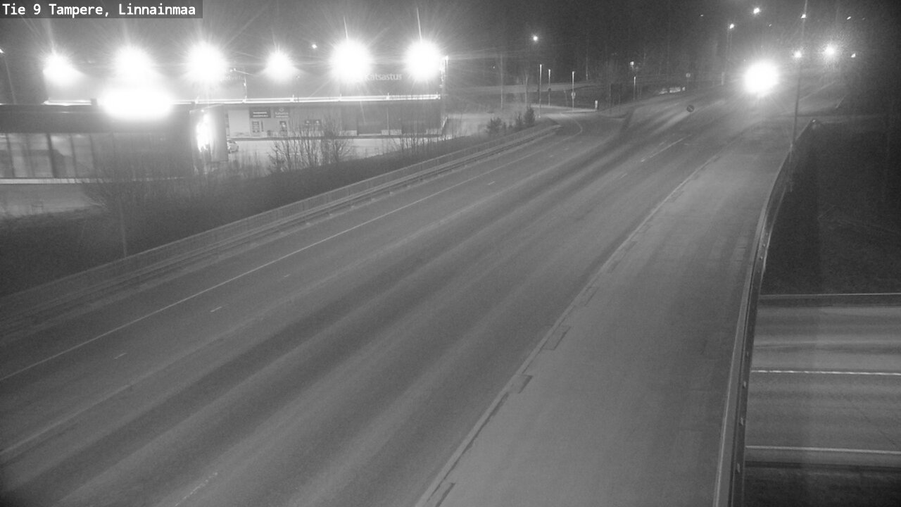 Weather Camera Image Väg 9 Tammerfors, Linnainmaa, Tampere, Pirkanmaa
