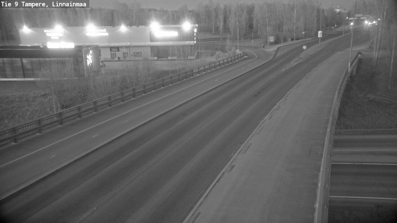 Weather Camera Image Väg 9 Tammerfors, Linnainmaa, Tampere, Pirkanmaa