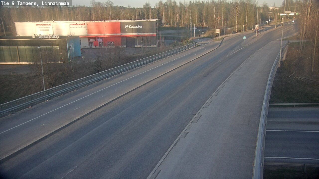 Weather Camera Image Väg 9 Tammerfors, Linnainmaa, Tampere, Pirkanmaa