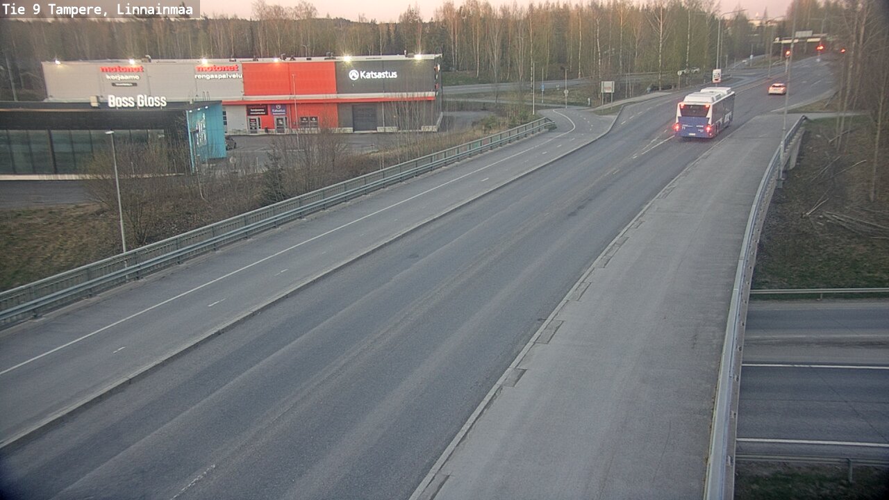 Weather Camera Image Väg 9 Tammerfors, Linnainmaa, Tampere, Pirkanmaa