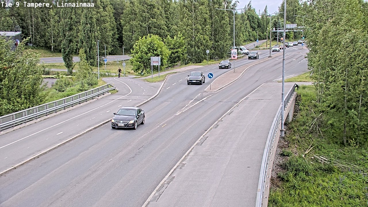 Weather Camera Image Väg 9 Tammerfors, Linnainmaa, Tampere, Pirkanmaa