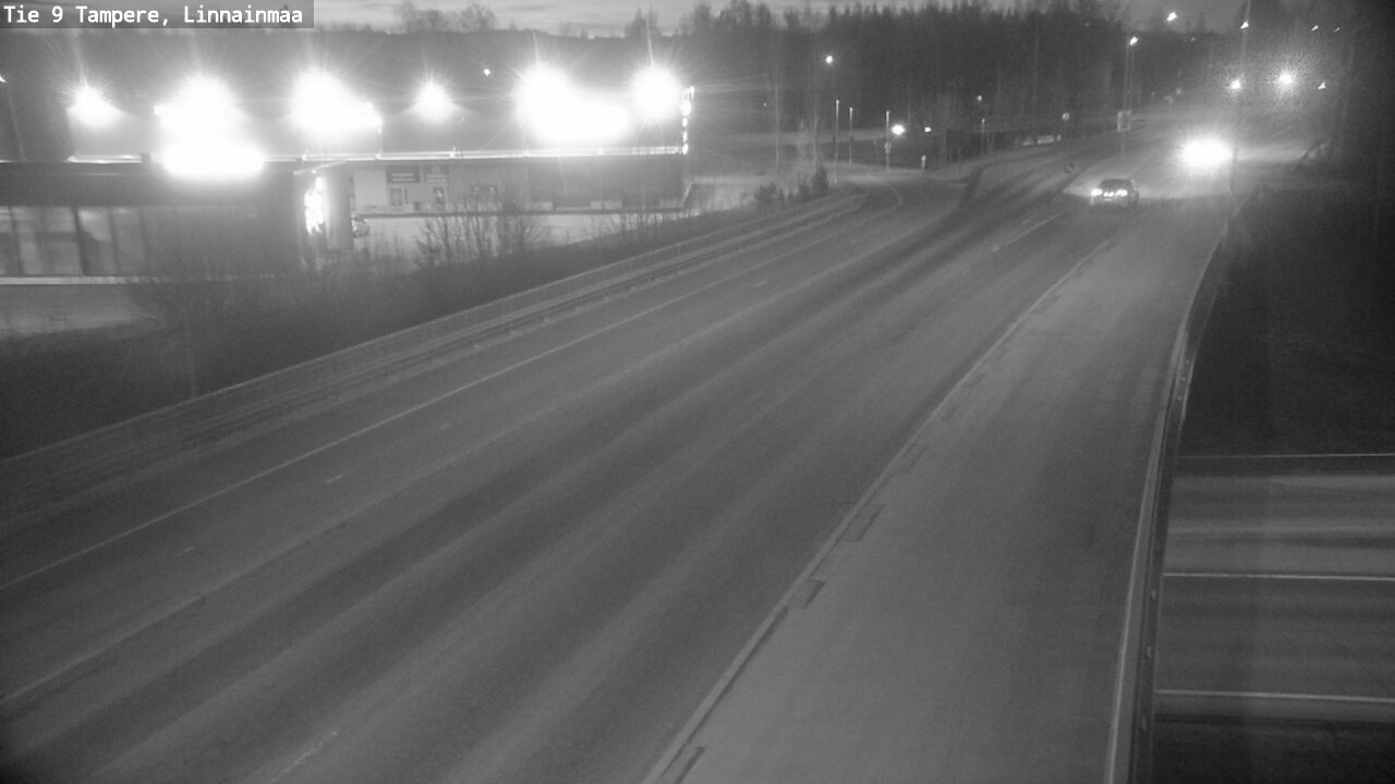 Weather Camera Image Väg 9 Tammerfors, Linnainmaa, Tampere, Pirkanmaa