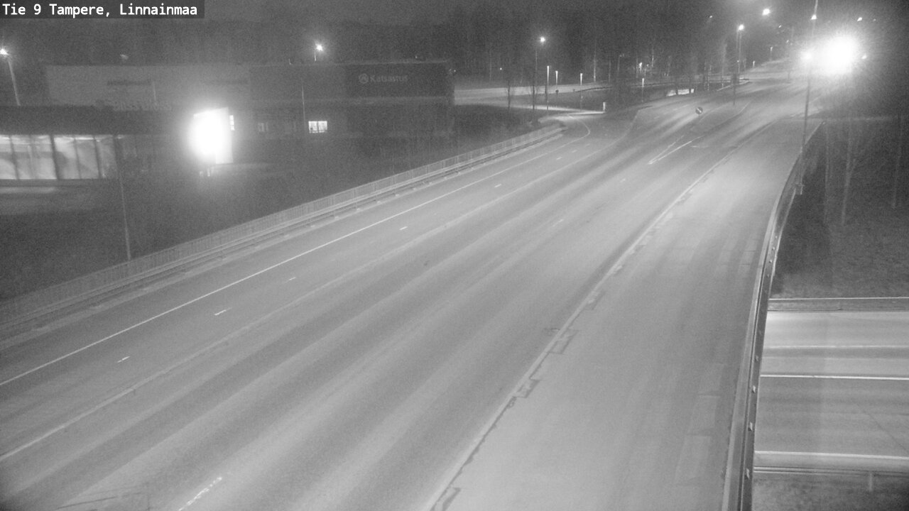 Weather Camera Image Väg 9 Tammerfors, Linnainmaa, Tampere, Pirkanmaa